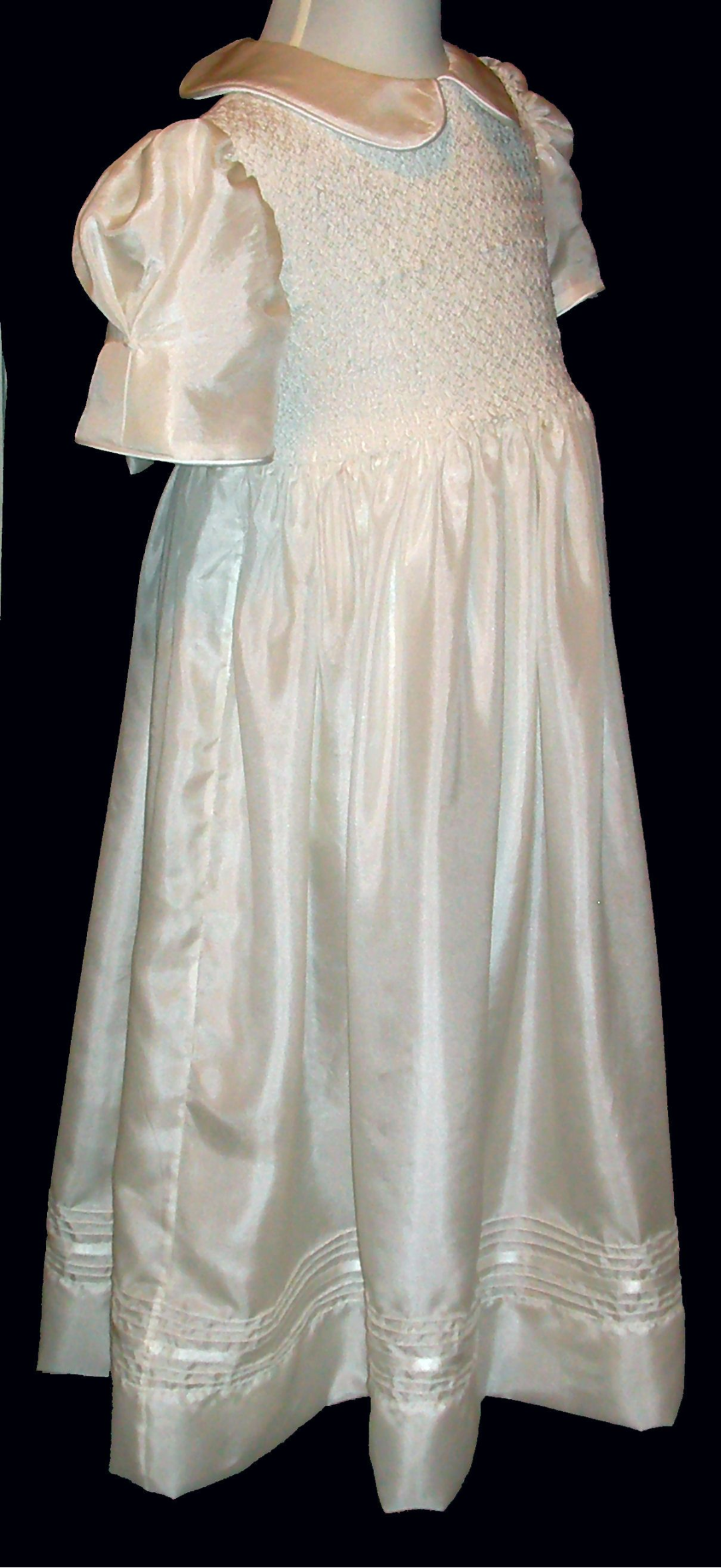 Hand Smocked Dress- First Eucharist (formerly Communion) - Fanny _ FREE Shipping Sz 6 to 10