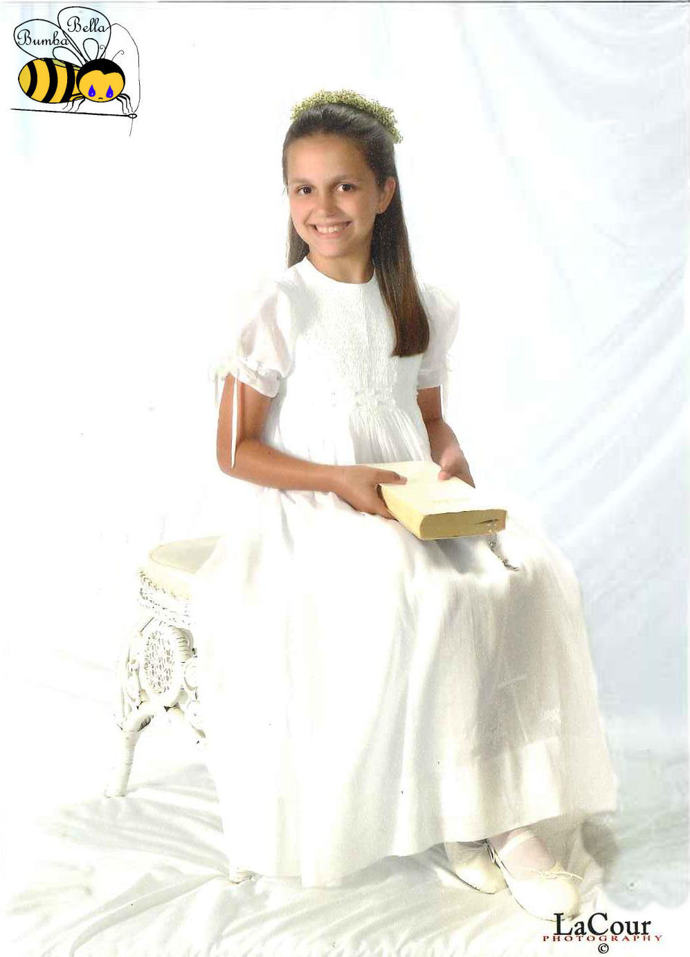 Hand Smocked Dress- First Eucharist (formerly Communion) - Harper _ FREE Shipping Sz 6 to 16