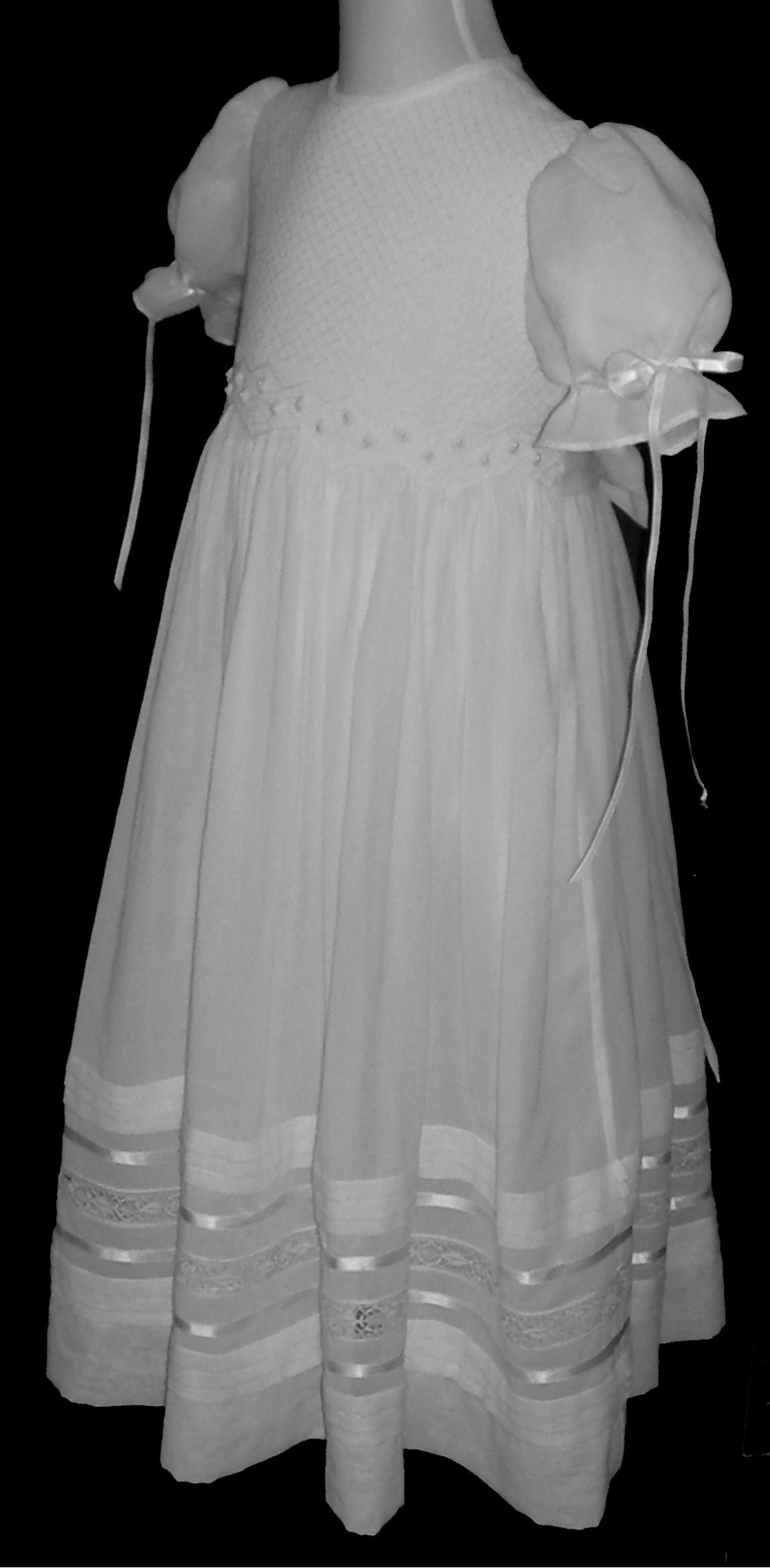 Hand Smocked Dress- First Eucharist (formerly Communion) - Lucero _ FREE Shipping Sz 6 to 16
