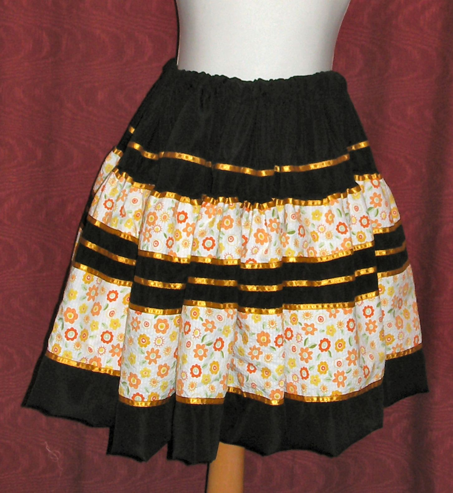 Traditional Colombian Folkloric - Child Skirt FREE Shipping