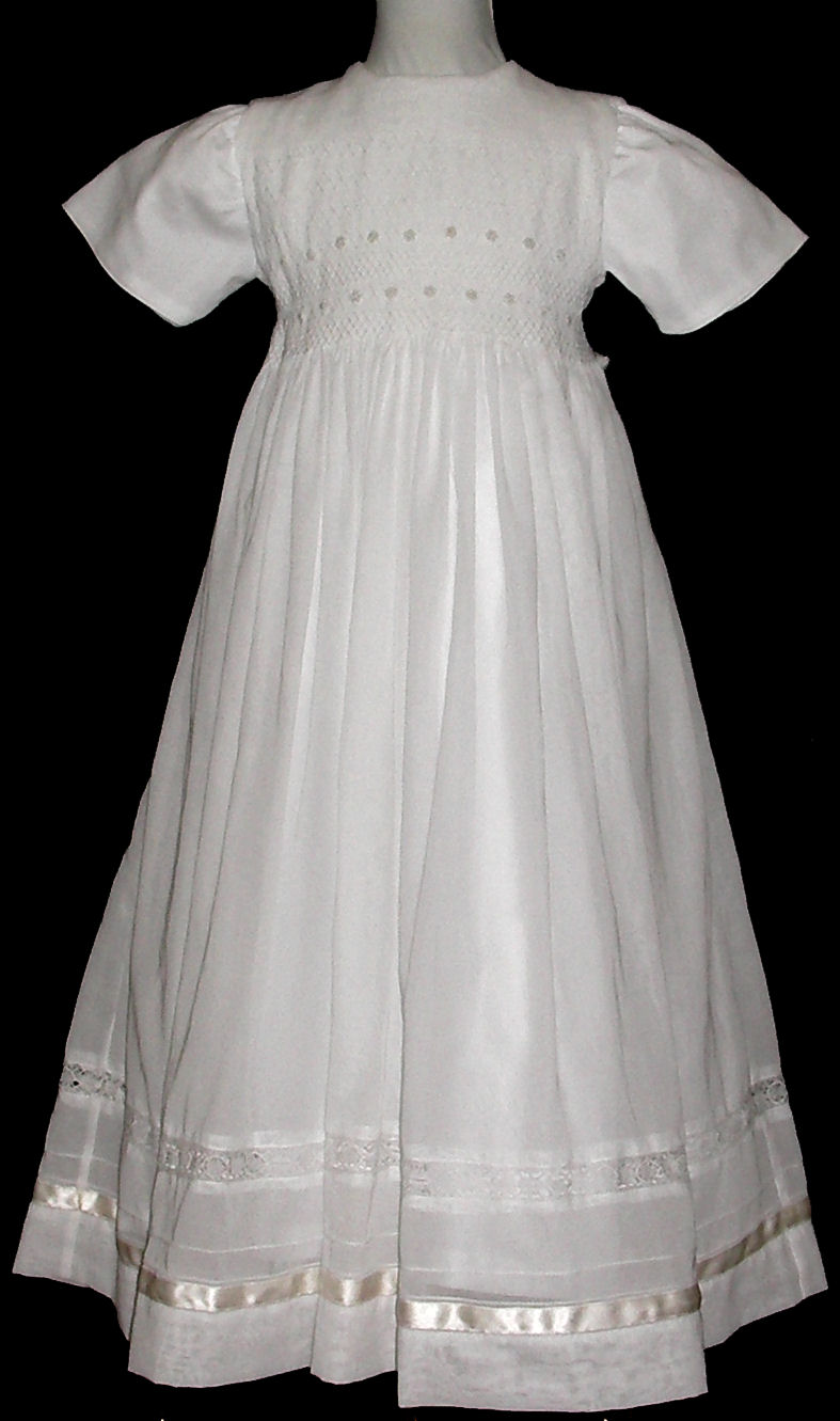Hand Smocked Dress- First Eucharist (formerly Communion) - Taylor_ FREE Shipping Sz 6 to 16