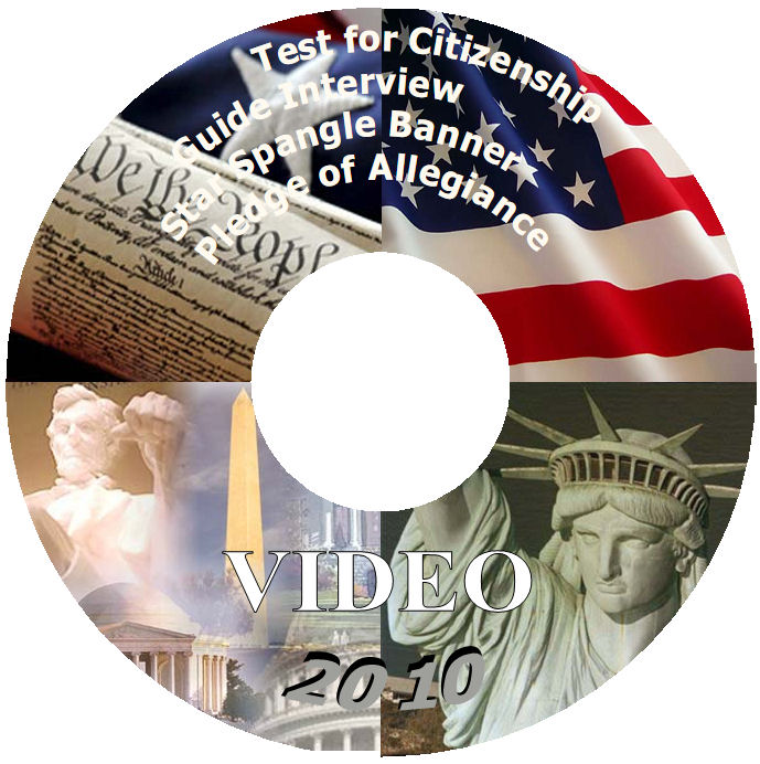 The Video DVD of the Study Guide for the US Citizenship Interview