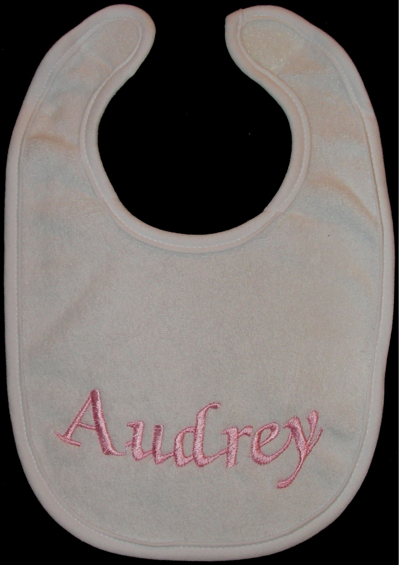 Machine Embroidered _ Baby's Bib _ Audrey