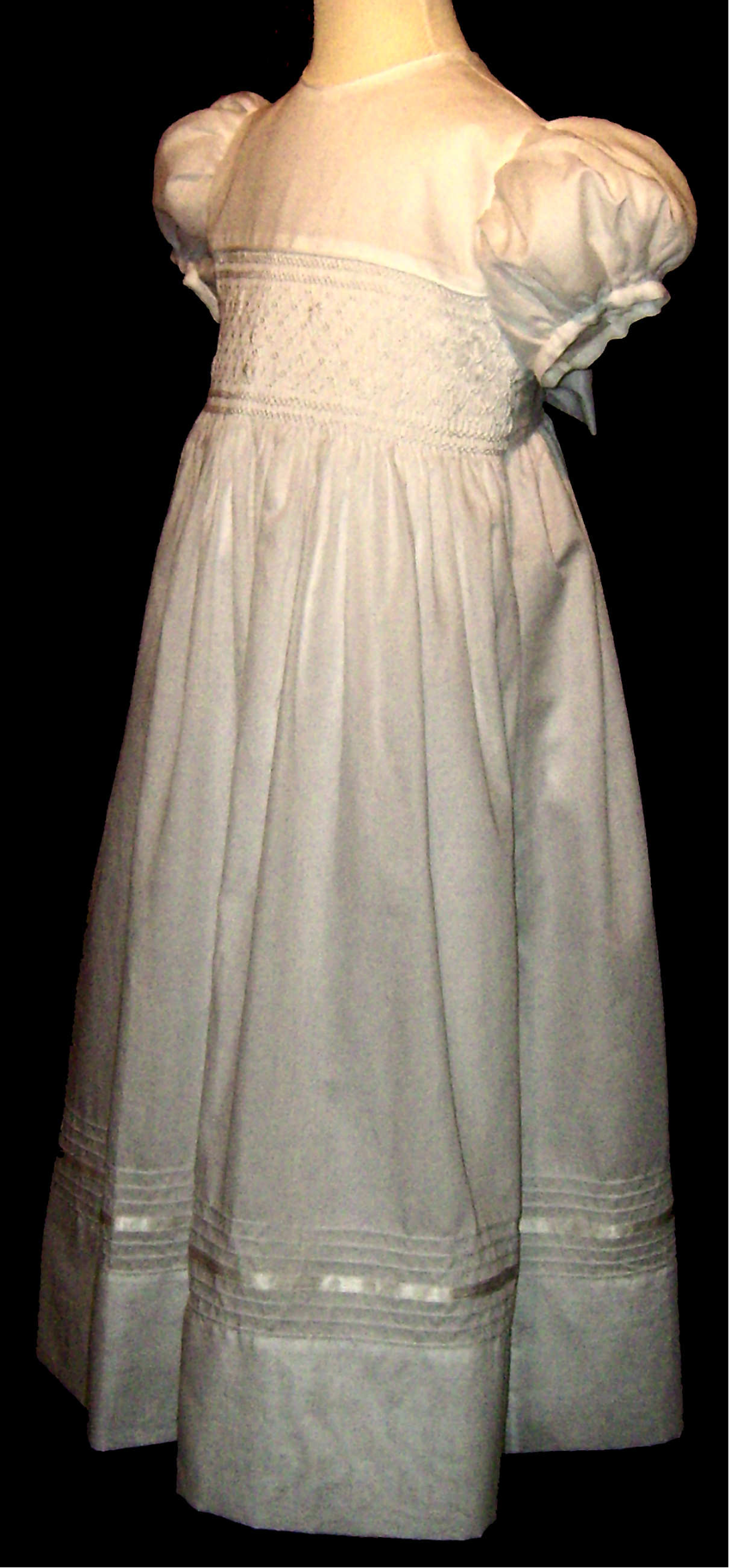 Hand Smocked Dress- First Eucharist (formerly Communion) - Ruth_ FREE Shipping Sz 6 to 10
