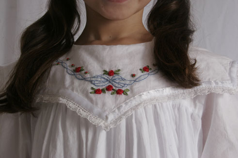 Hand Embroidered Dress - Daniele _ FREE Shipping Sz 1 to 12