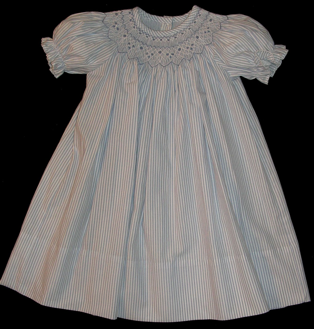 Bishop Blue Hand smocked dress - Nelly _ FREE Shipping Sz 12M to 8Y