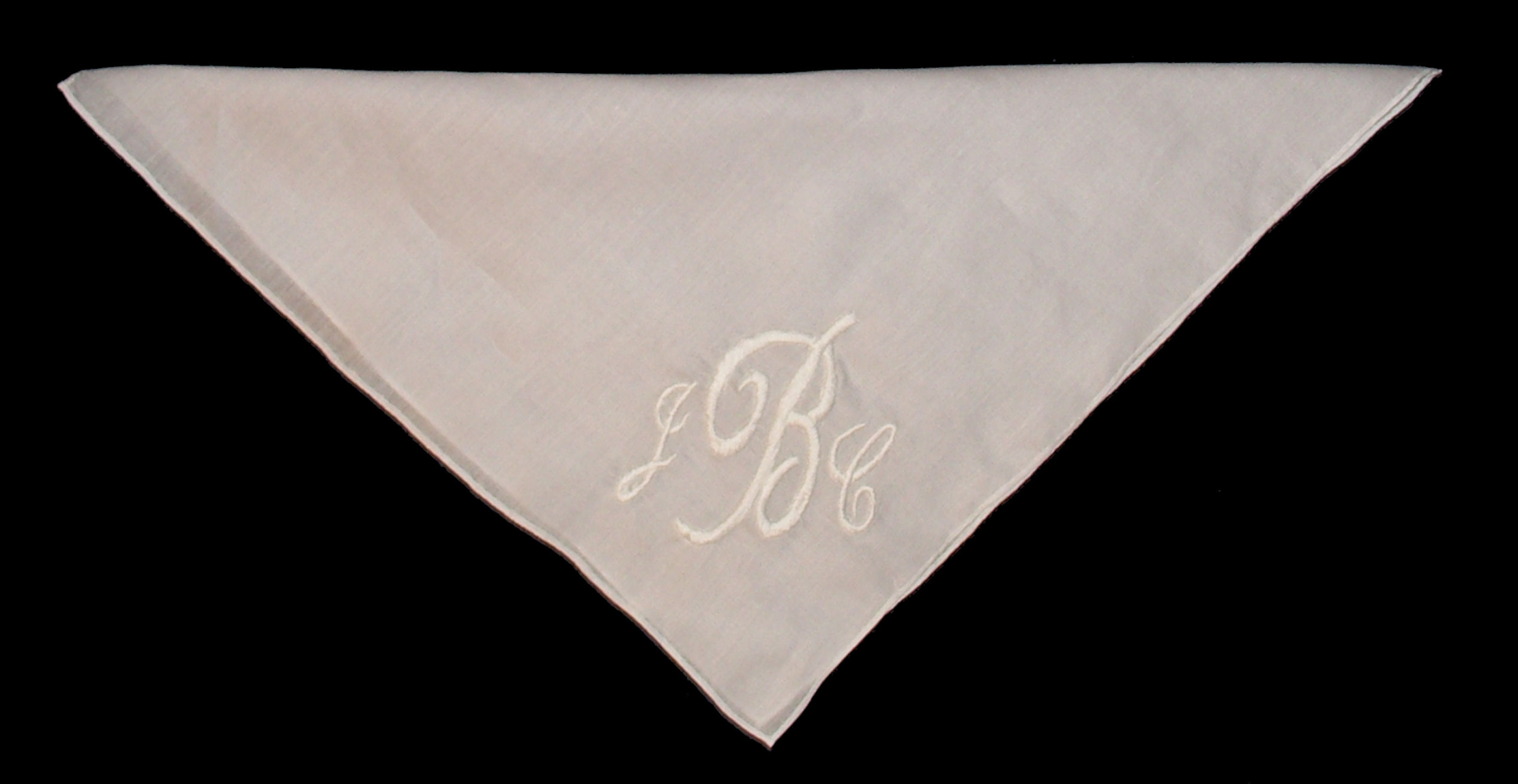Machine Monogrammed Handkerchief