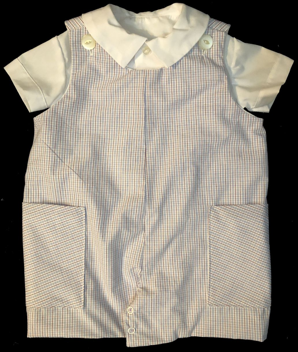 Boys Baby Short Romper Two-Piece Combination - Flannel Lined _ FREE Shipping Sz1 to 3T