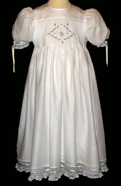 Hand Smocked Dress - First Eucharist (formerly Communion) - Zoila _ FREE Shipping Sz 6 to 10