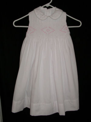 Hand Smocked Dress - Amy_ FREE Shipping Sz 1 to 9