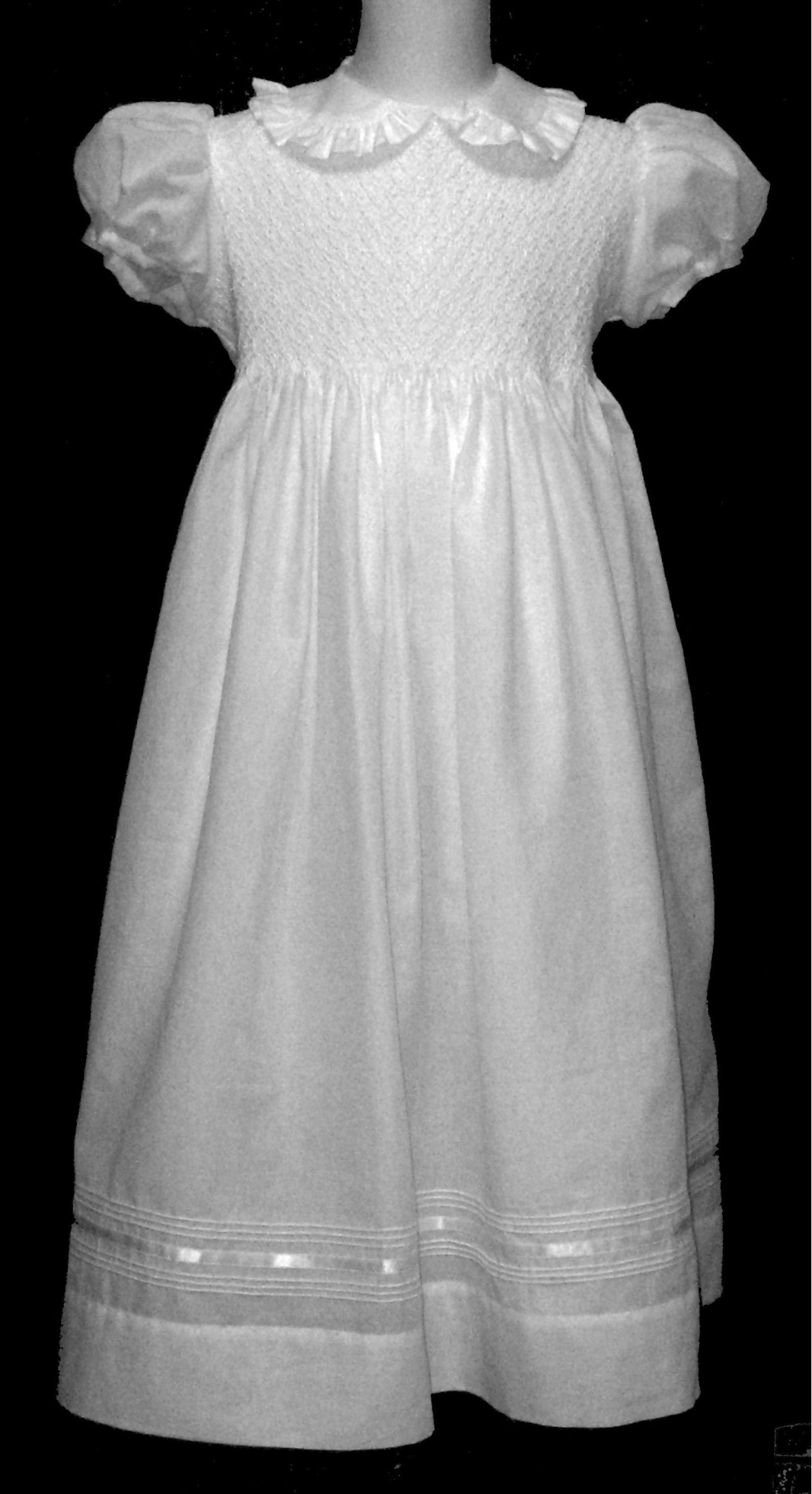 Hand Smocked Dress - Flower Girl Dress - Ziva _ FREE Shipping Sz 4 to 10