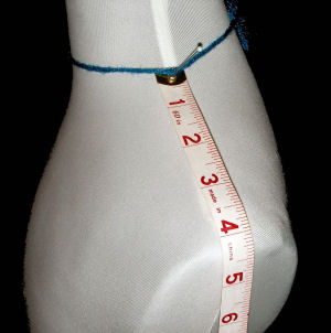 measuring neckline to sleeve line
