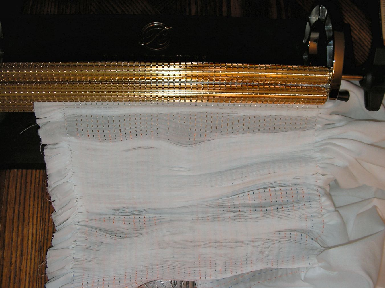 continue pleating