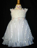 Pleated Dress - White - FREE Shipping size 4 - SOLD OUT