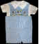 Dalmatians Boys Blue Shortall - Romper - Shirt - Set FREE Shipping (SKU: BR20170719)