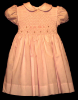 Hand Smocked Pink Dress Embroidered with Name of your choice - Emma_ FREE Shipping Sz 1 to 9