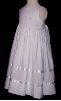 Hand Smocked Bodice Dress  - First Eucharist (formerly Communion) - Ines_ FREE Shipping Sz 6 to 10