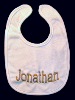 Machine Embroidered _ Baby's Bib _ Jonathan