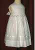 Beaded Hand Smocked Dress - Flower Girl Dress - Joyce _ FREE Shipping Sz 1 to 8
