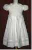 Hand smocked beaded girls dress - First Eucharist (formerly Communion) - Kathy _ FREE Shipping Sz 6 to 10