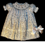 Bishop blue print Hand smocked dress - Ariana _ FREE Shipping Sz 12M to 8Y (SKU: S20111119)