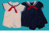 Brother and Sister Set - Naval _ FREE Shipping Sz 3M to 18M