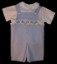 Crab Boys Blue Shortall - Romper - Shirt - Set _ Temporarily out of stack FREE Shipping (SKU: BR20120523)