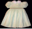 Dress With Hand Smocked Insert - 078 _ FREE Shipping Sz 1- 9 (SKU: S20140329)