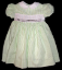 Dress with Simple Hand Smocked Insert _ FREE Shipping Sz 1 to 9 (SKU: S20181127)