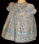 Bishop blue print Hand smocked dress - Sabrina _ FREE Shipping Sz1 to 8 (SKU: S20110419)