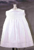 White Hand Smocked Bodice Dress  - Tirzah_ FREE Shipping Sz 6 to 10